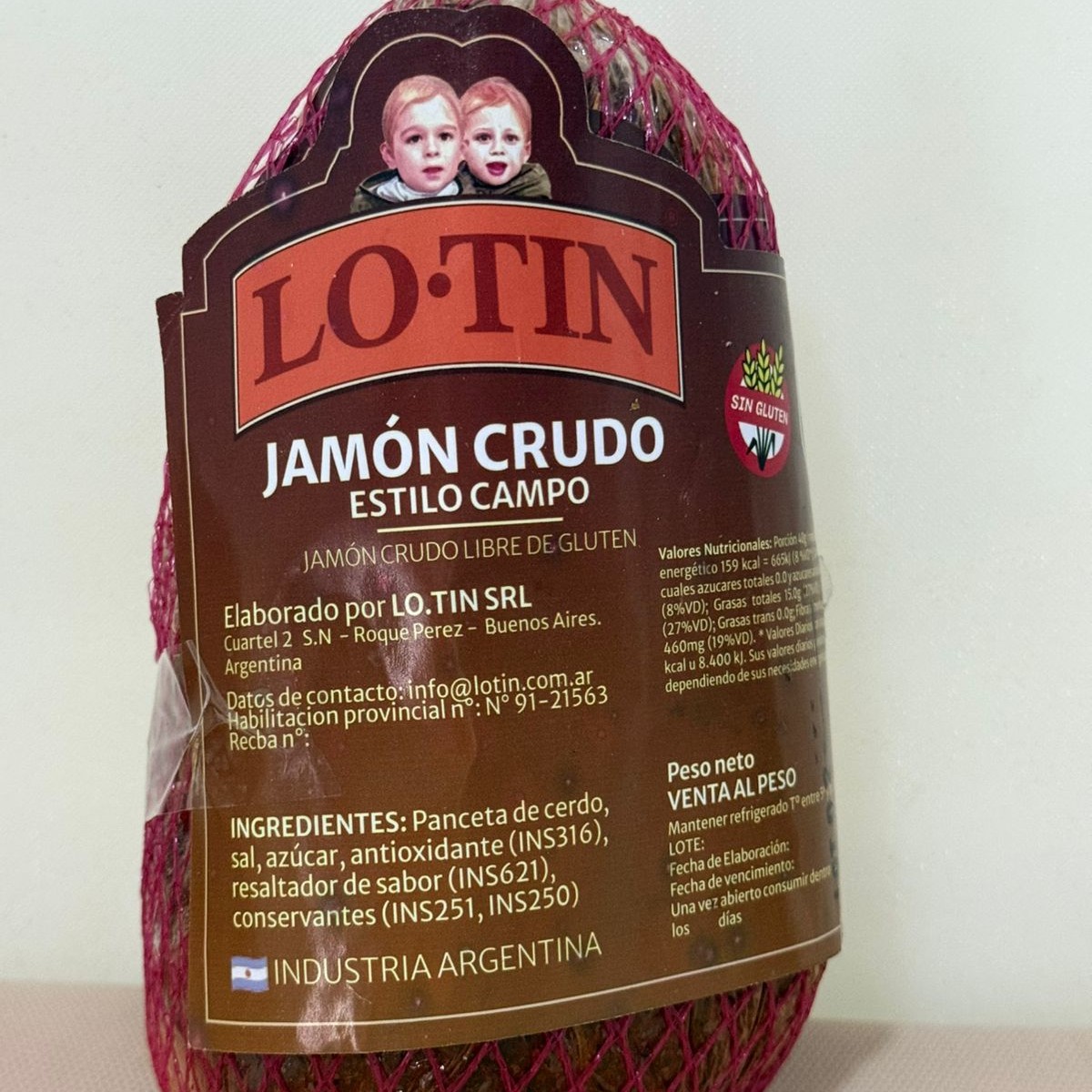 Jamón Crudo estilo Campo